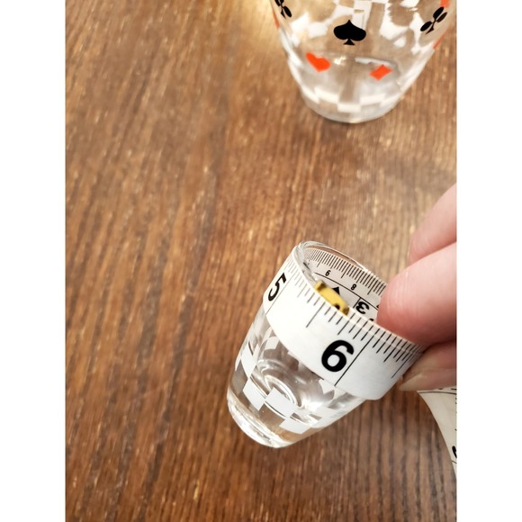 Vintage Verrerie D'Arques France Poker Card Decanter w/3 Shot Glasses - Picture 9 of 16